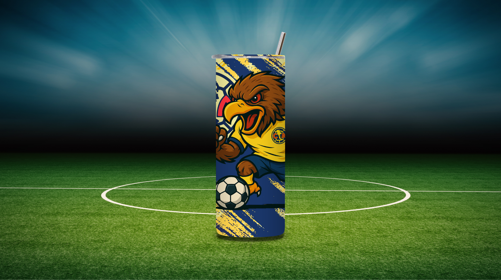Liga MX Mascot Soccer Tumbler – 20 oz