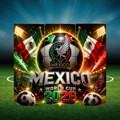 Mexico World Cup 2026 20 oz Tumbler – Soccer Fan Travel Mug